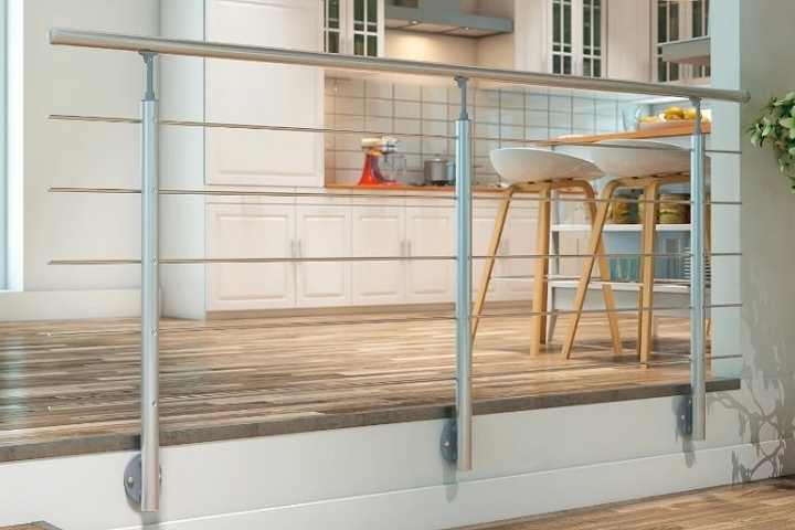 Balkongel�nder aus Aluminium in Wei�