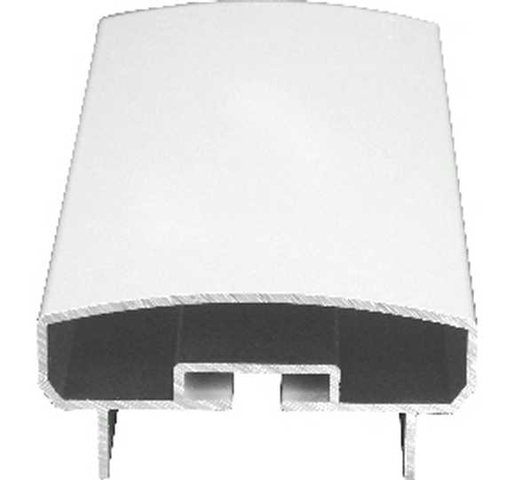 Handlauf aus Aluminium f�r Balkongel�nder in Wei�